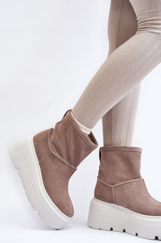 Laarsjes op sleehak model 191190 Step in style