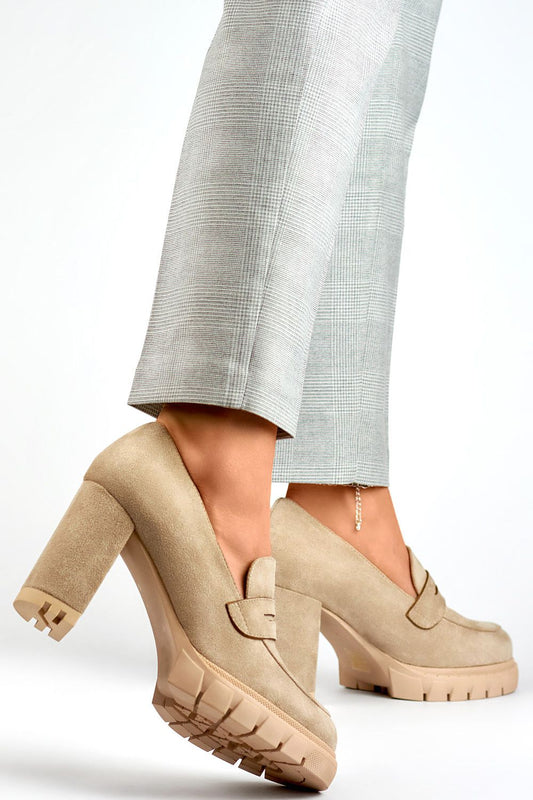 Pumps met dikke hak model 193737 PRIMO