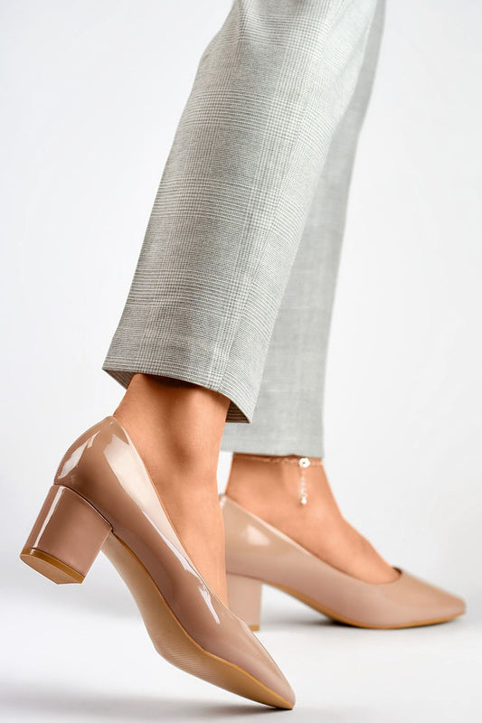 Pumps met dikke hak model 193759 PRIMO