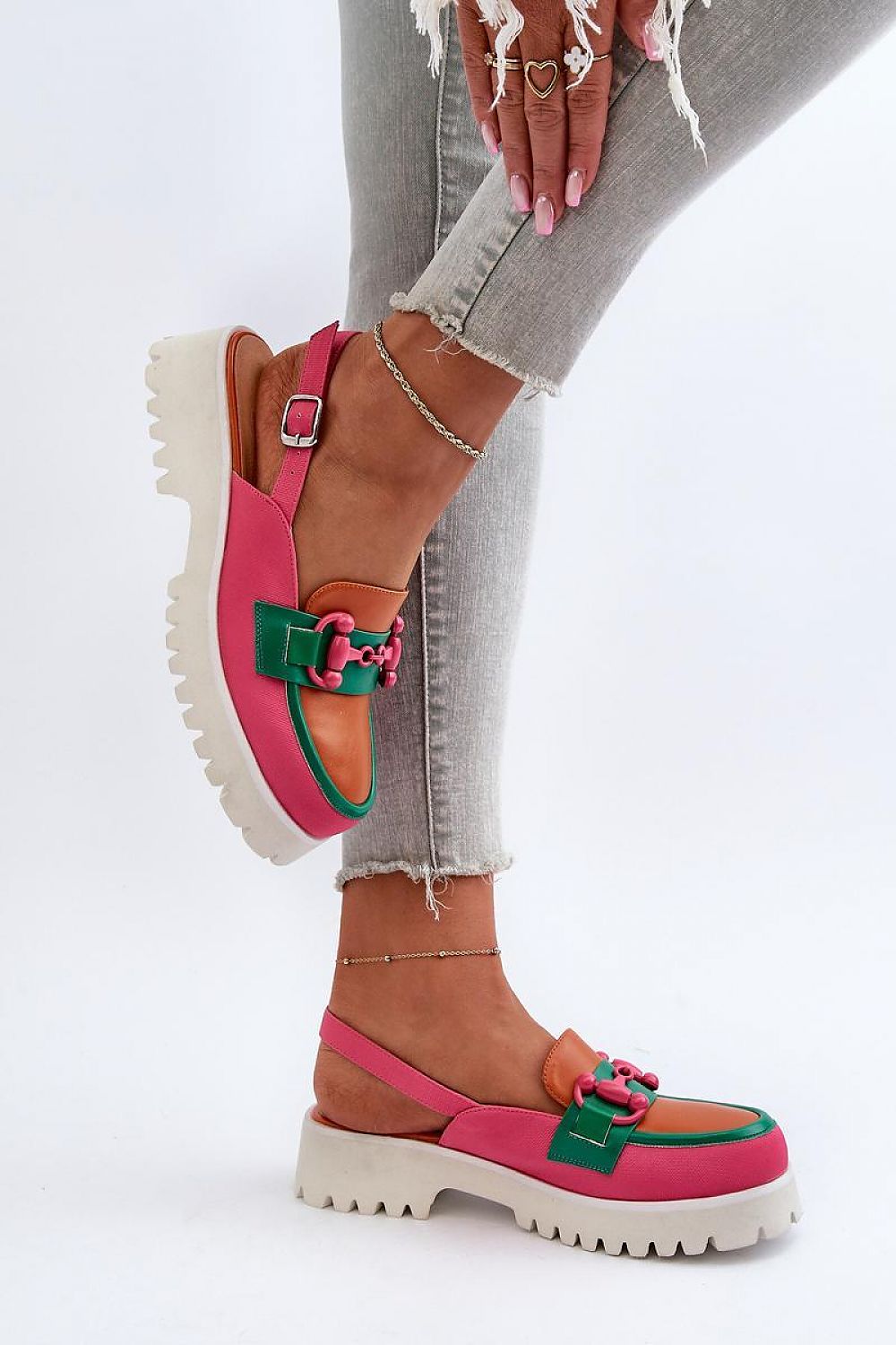 sandalen op hak model 195558 Step in style