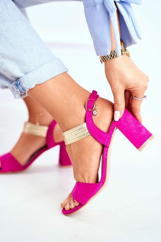sandalen op hak model 196324 Step in style