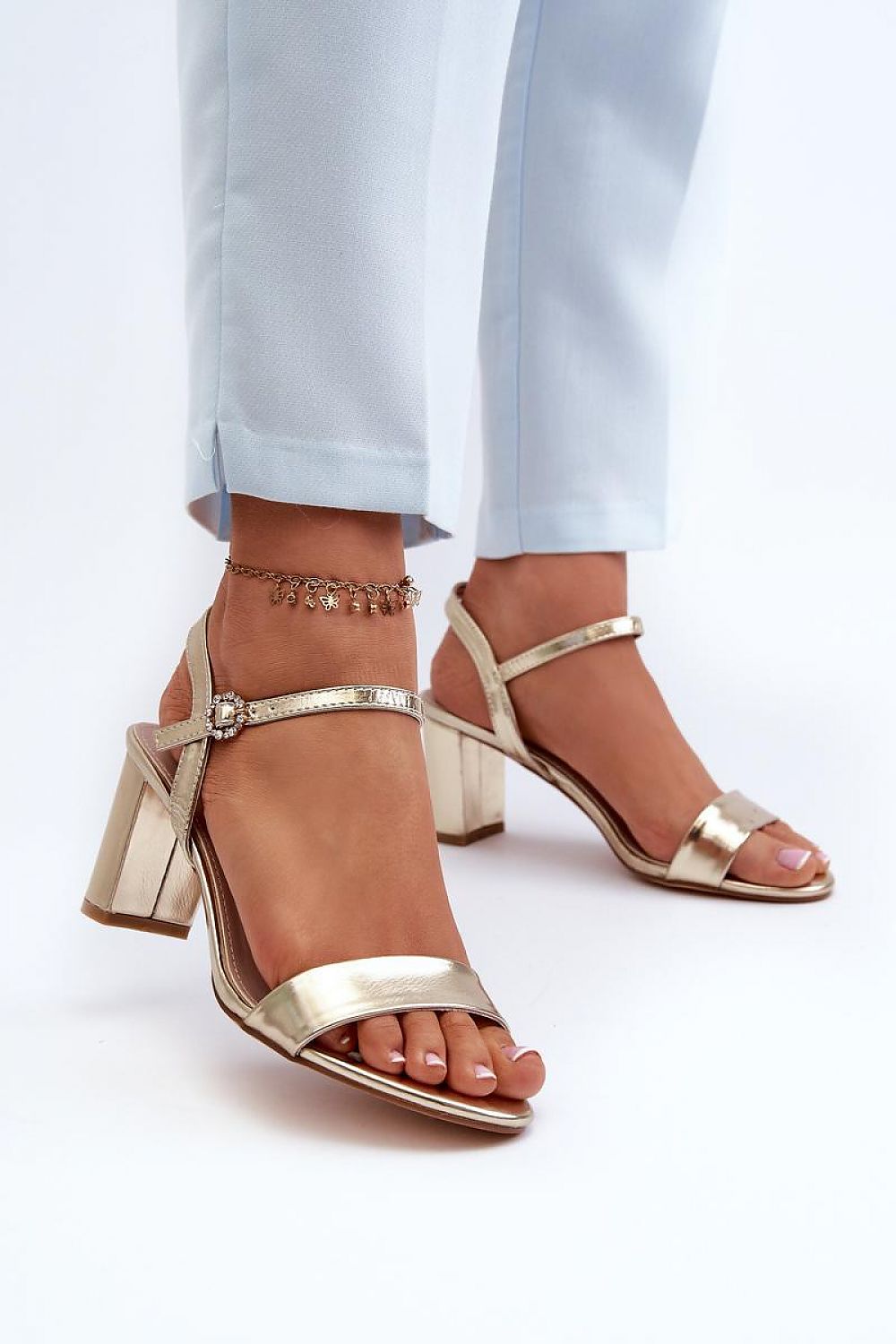 sandalen op hak model 197086 Step in style