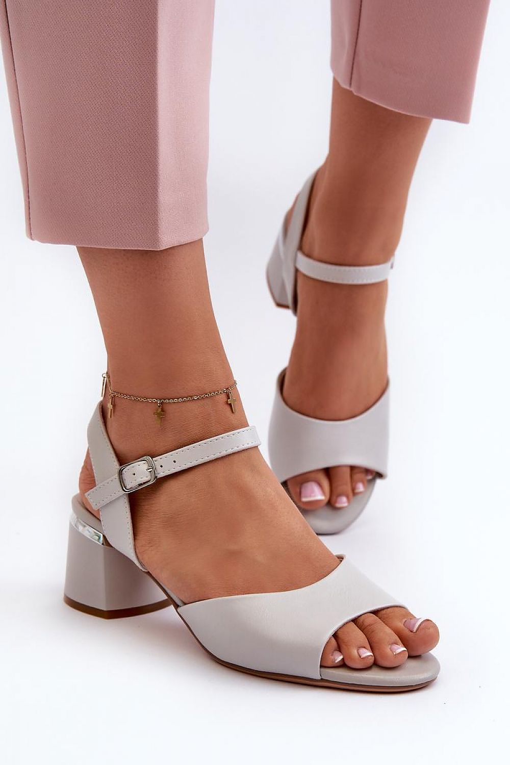 sandalen op hak model 197097 Step in style