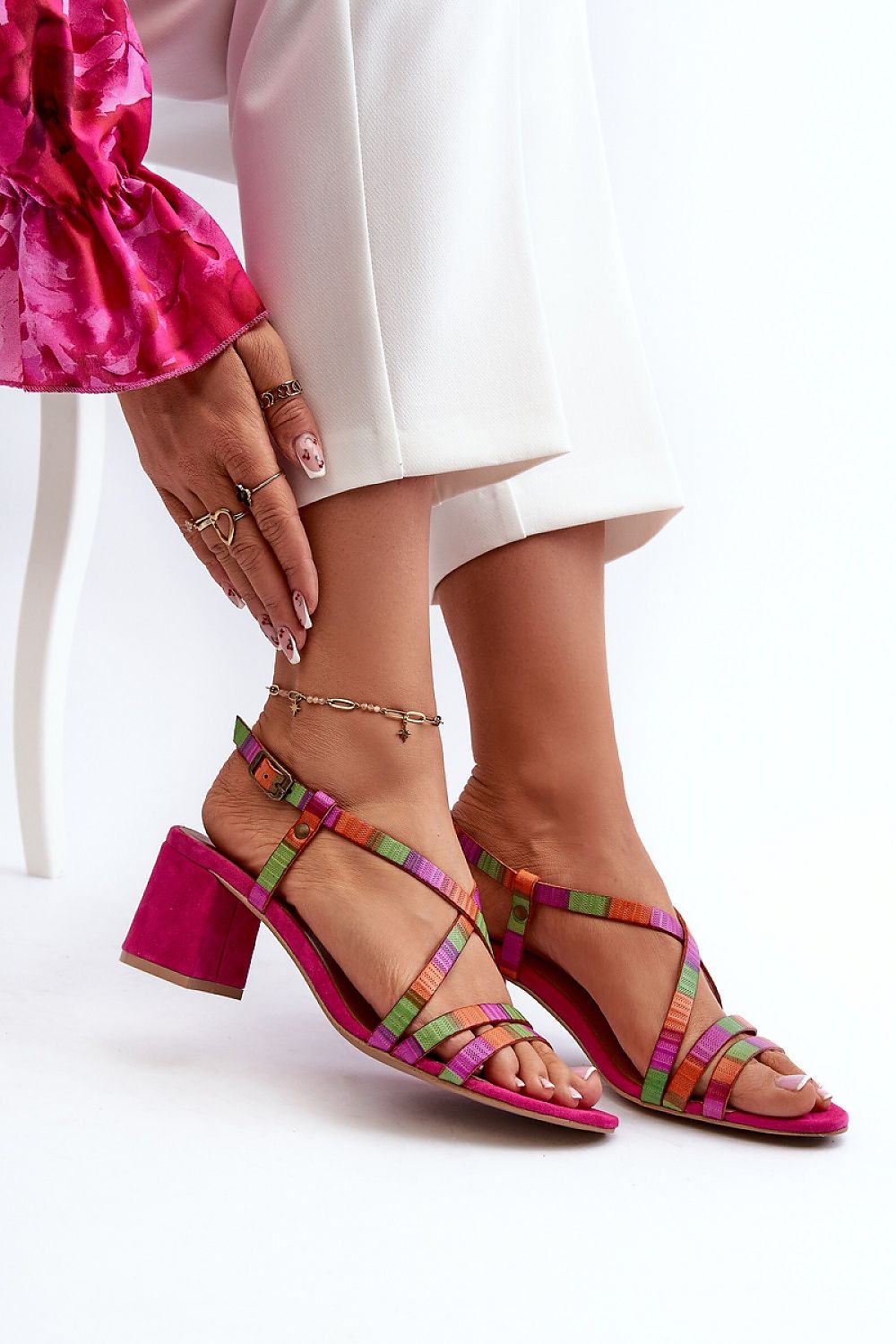sandalen op hak model 198795 Step in style