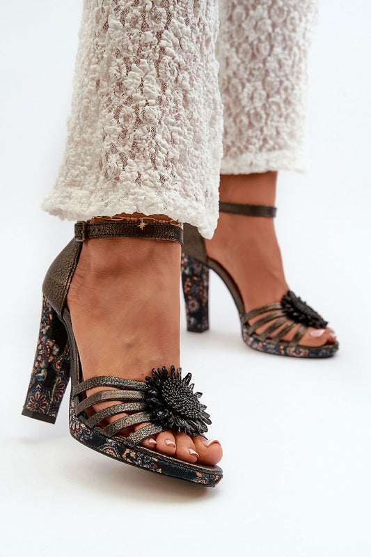 sandalen op hak model 198879 Step in style