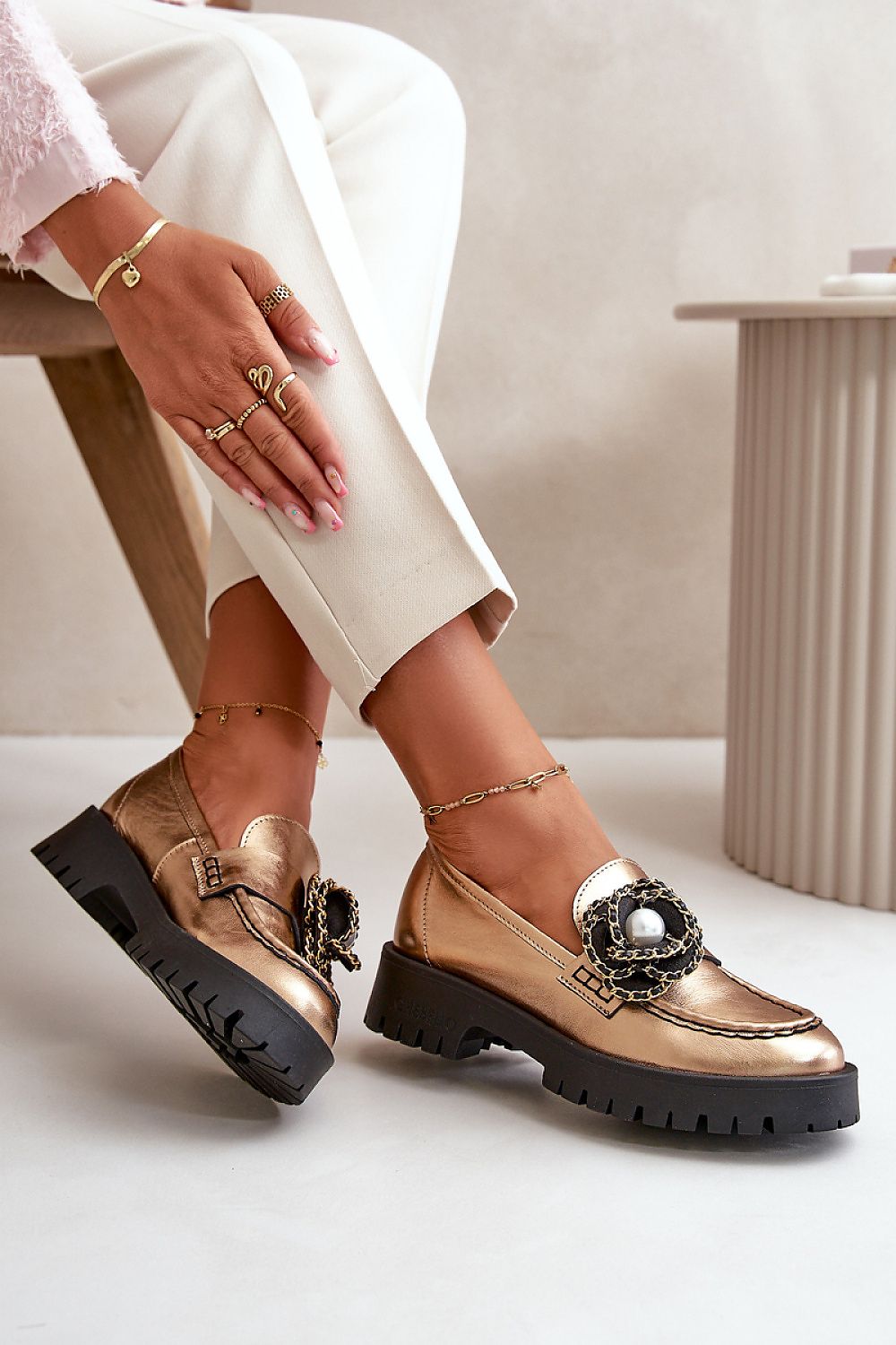 Moccassins model 199093 Step in style