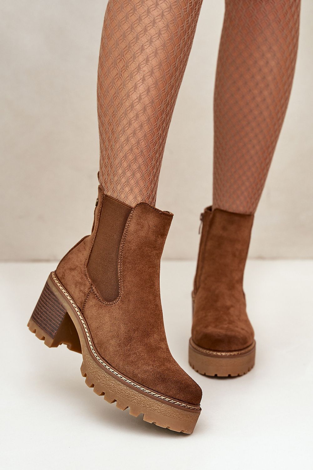Laarsjes met hoge hak model 199296 Step in style