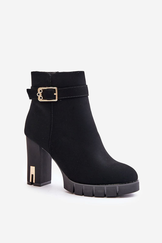 Laarsjes met hoge hak model 200106 Step in style
