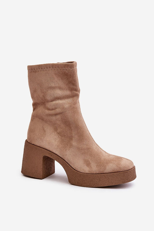 Laarsjes met hoge hak model 201690 Step in style