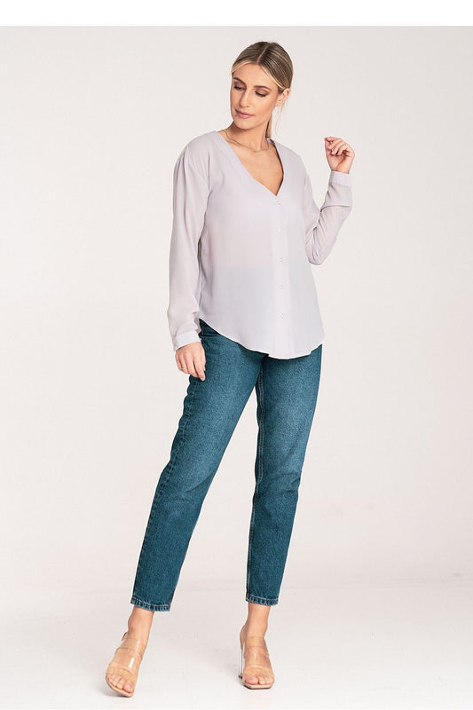 Overhemd met lange mouwen model 204325 Figl