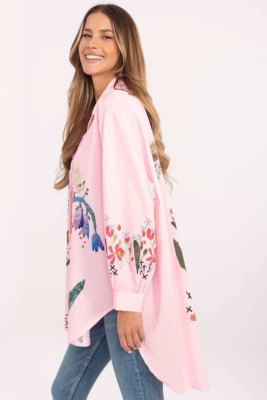 Overhemd met lange mouwen model 206733 Italy Moda