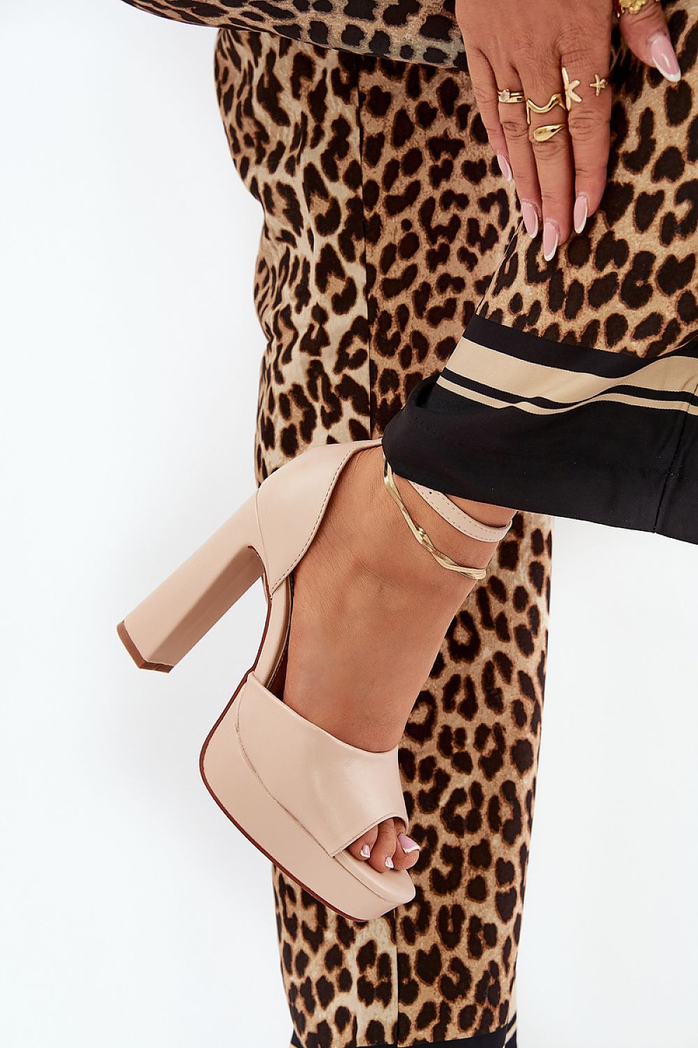 sandalen op hak model 209909 Step in style