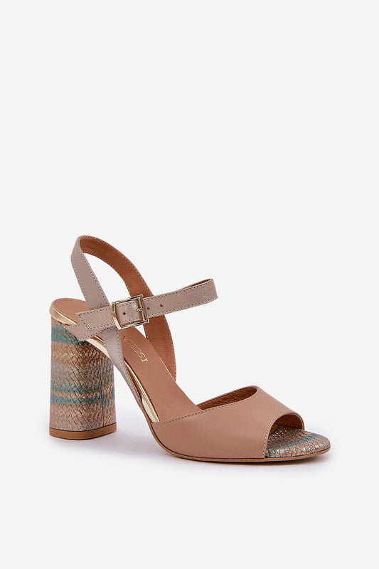 sandalen op hak model 209928 Step in style