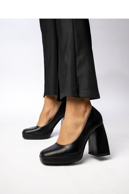 Pumps met dikke hak model 210548 Inello