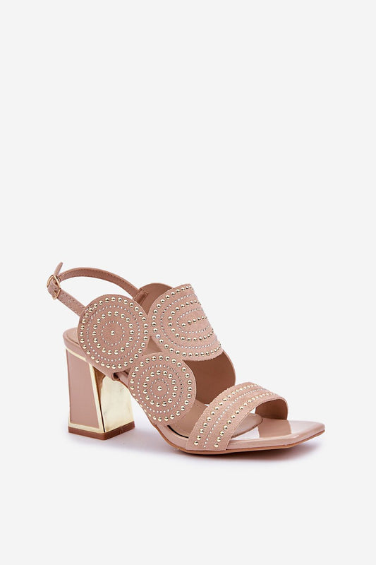 sandalen op hak model 210709 Step in style