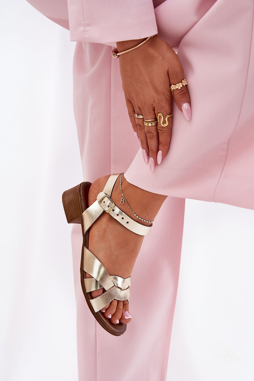 sandalen op hak model 212124 Step in style