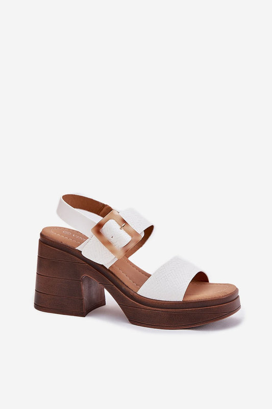 sandalen op hak model 213008 Step in style
