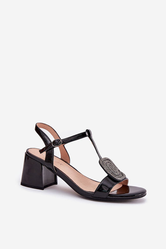 sandalen op hak model 213183 Step in style