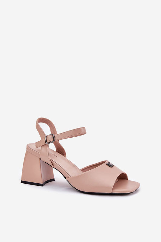 sandalen op hak model 213185 Step in style