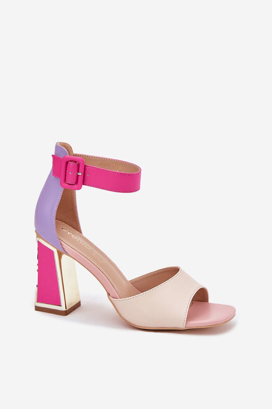 sandalen op hak model 213932 Step in style