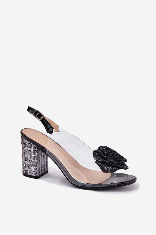 sandalen op hak model 213934 Step in style