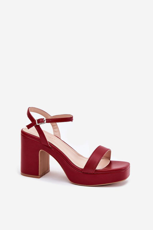 sandalen op hak model 214094 Step in style