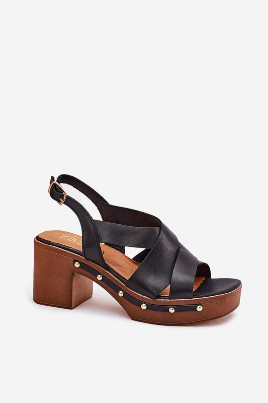 sandalen op hak model 214744 Step in style