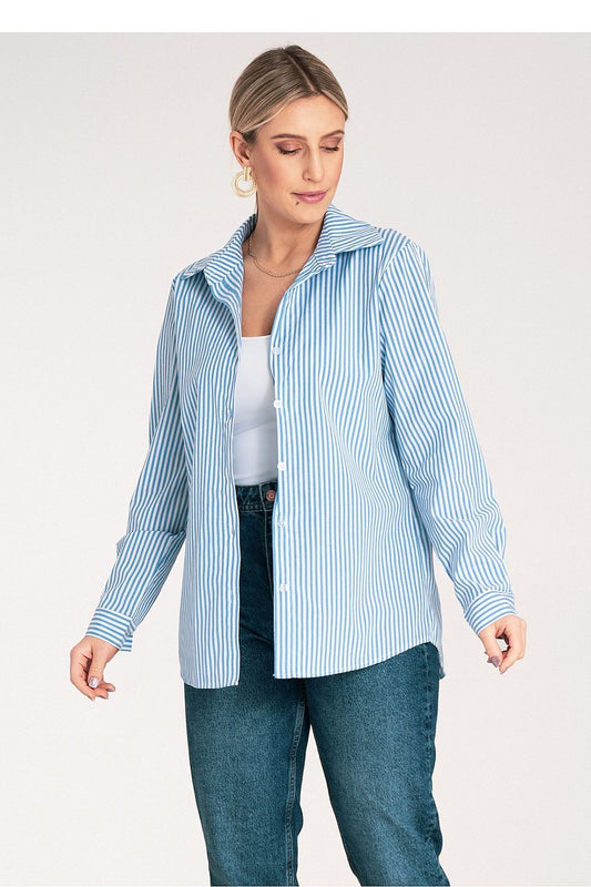 Overhemd met lange mouwen model 214917 Figl