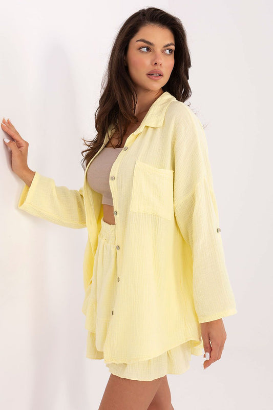 Overhemd met lange mouwen model 215498 Italy Moda