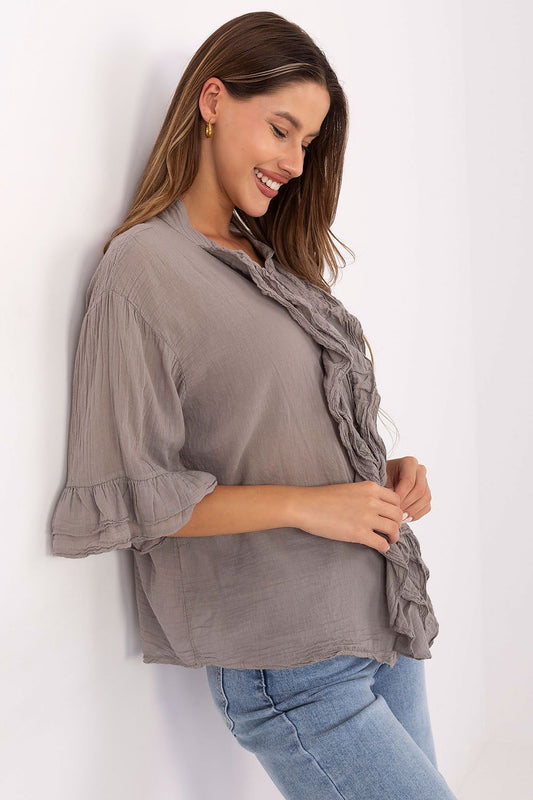 Damesoverhemd model 215813 Italy Moda