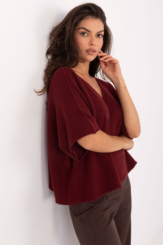 Trui met korte mouwen model 216680 Italy Moda