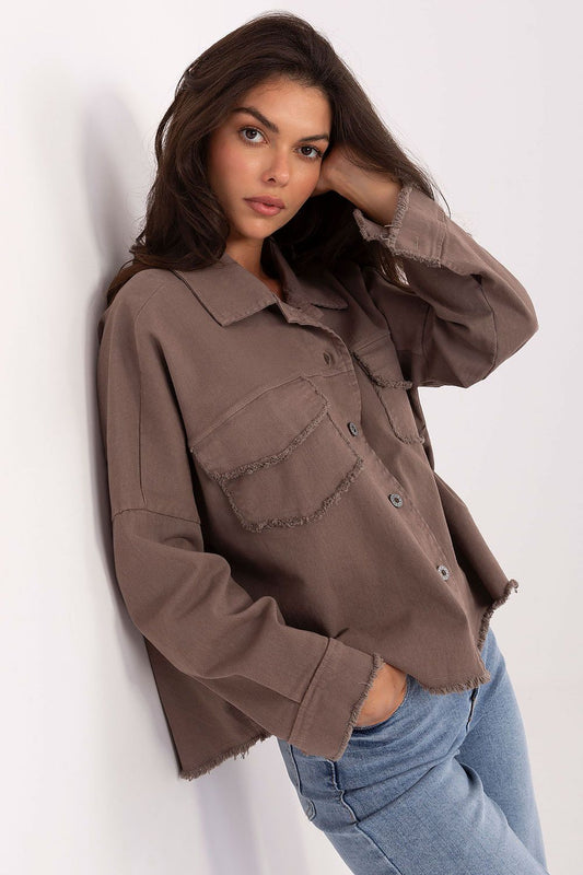 Overhemd met lange mouwen model 216739 Rue Paris