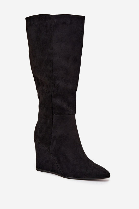 Laarzen met sleehak model 216791 Step in style