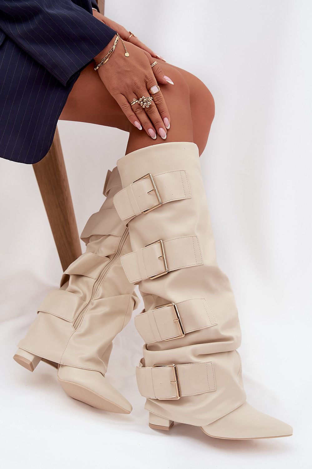 Laarzen met hoge hakken model 217202 Step in style