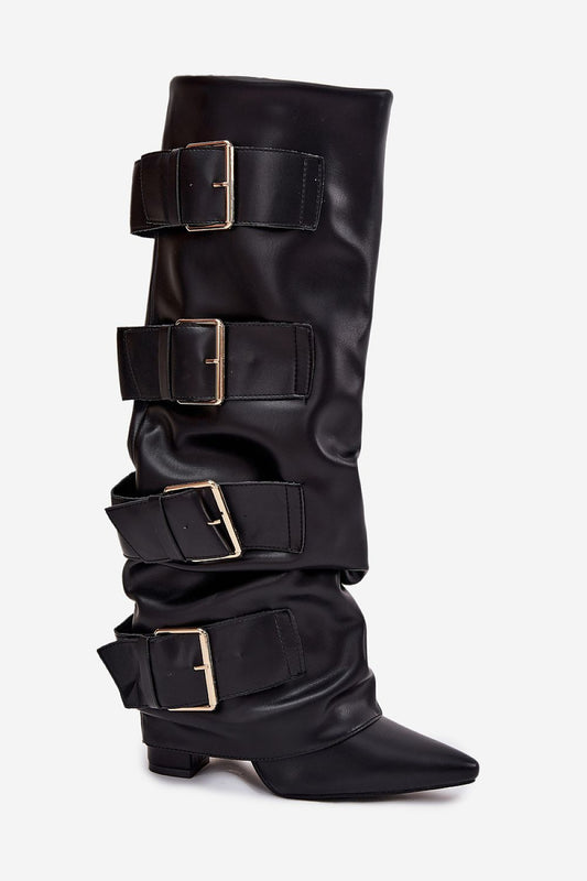 Laarzen met hoge hakken model 217204 Step in style