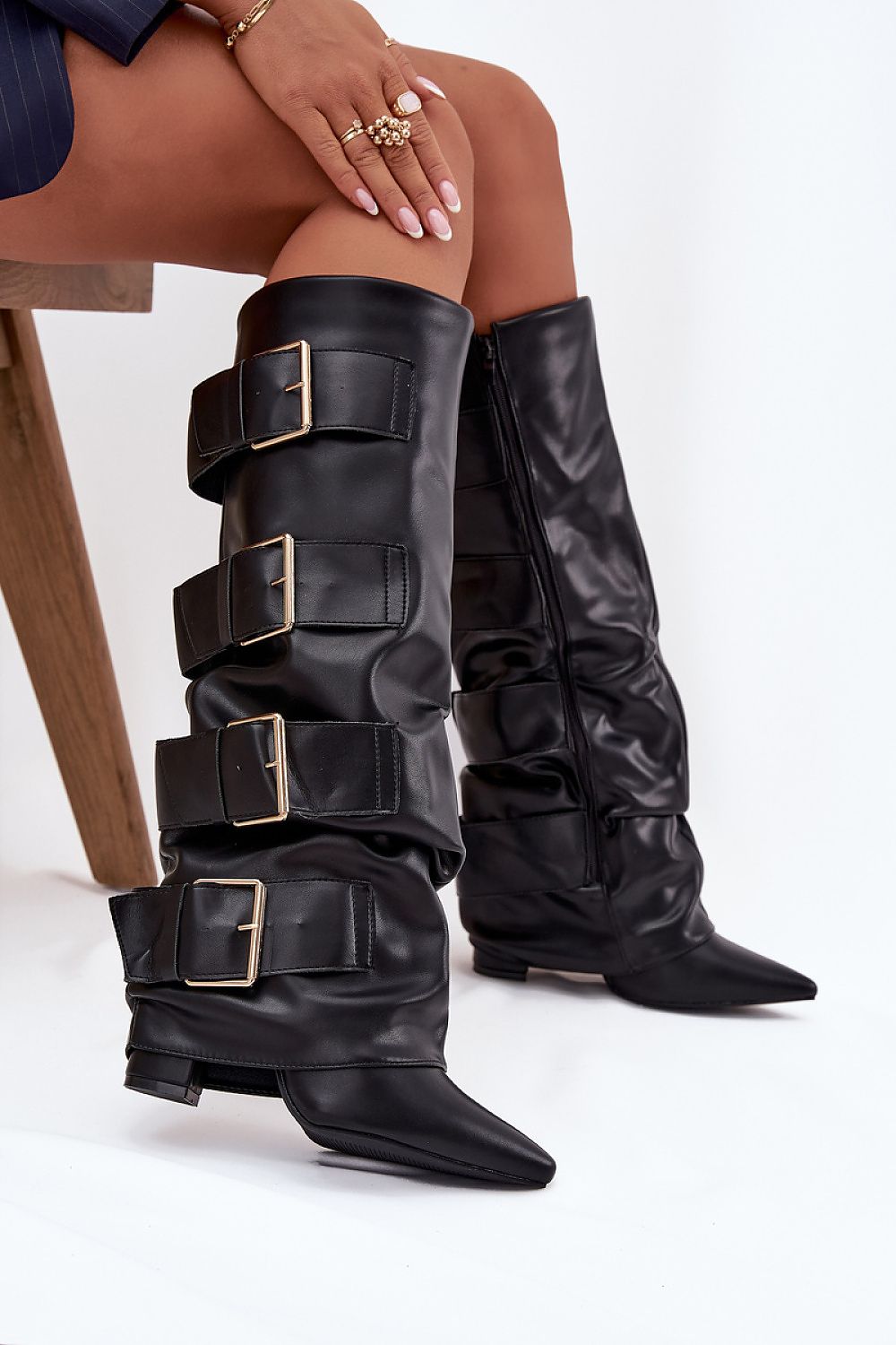 Laarzen met hoge hakken model 217204 Step in style
