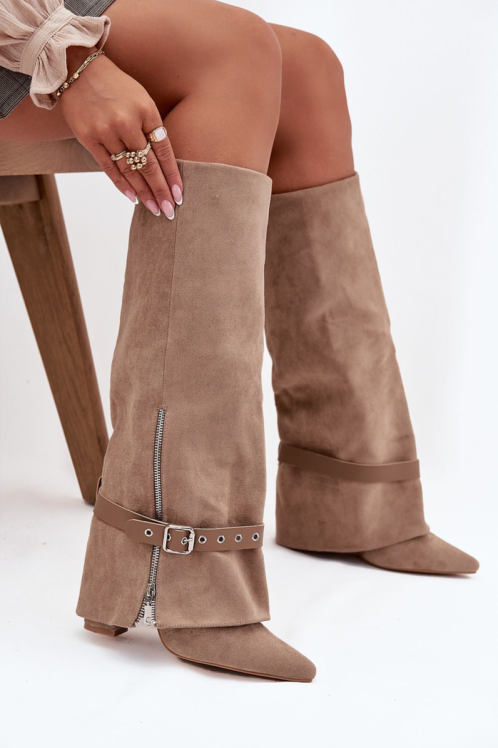 Laarzen met hoge hakken model 217210 Step in style