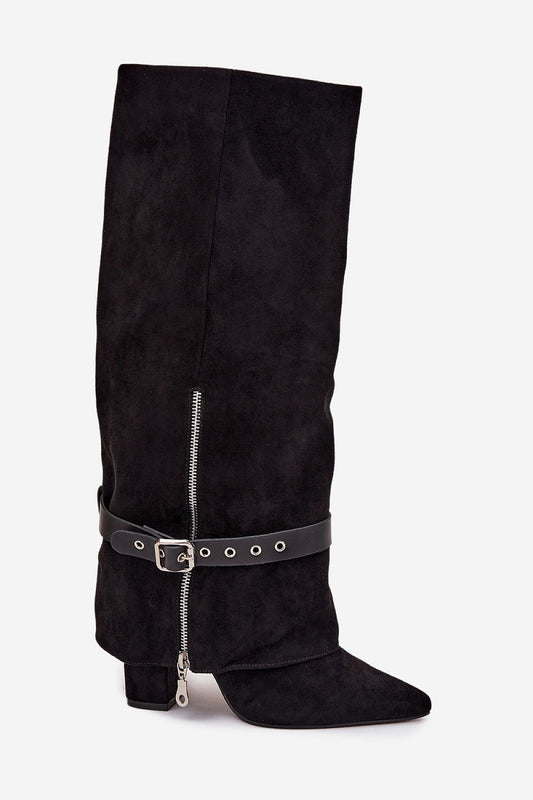 Laarzen met hoge hakken model 217211 Step in style