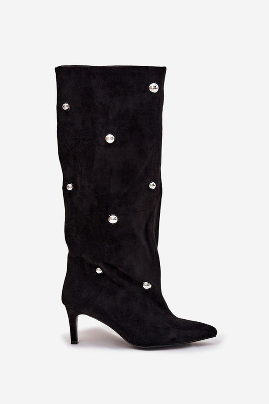 Laarzen met hoge hakken model 218484 Step in style