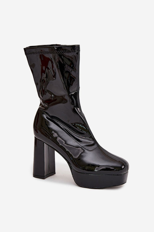 Laarsjes met hoge hak model 219264 Step in style