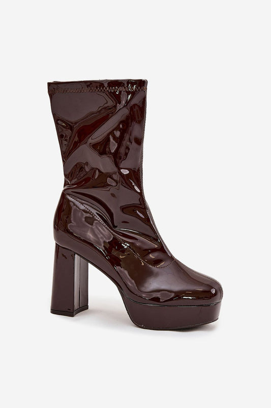 Laarsjes met hoge hak model 219265 Step in style