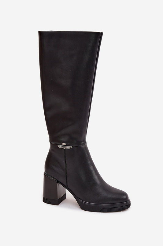 Laarzen met hoge hakken model 219586 Step in style
