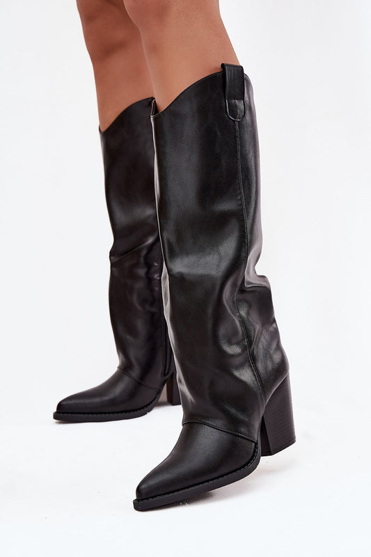 Laarzen met hoge hakken model 219856 Step in style