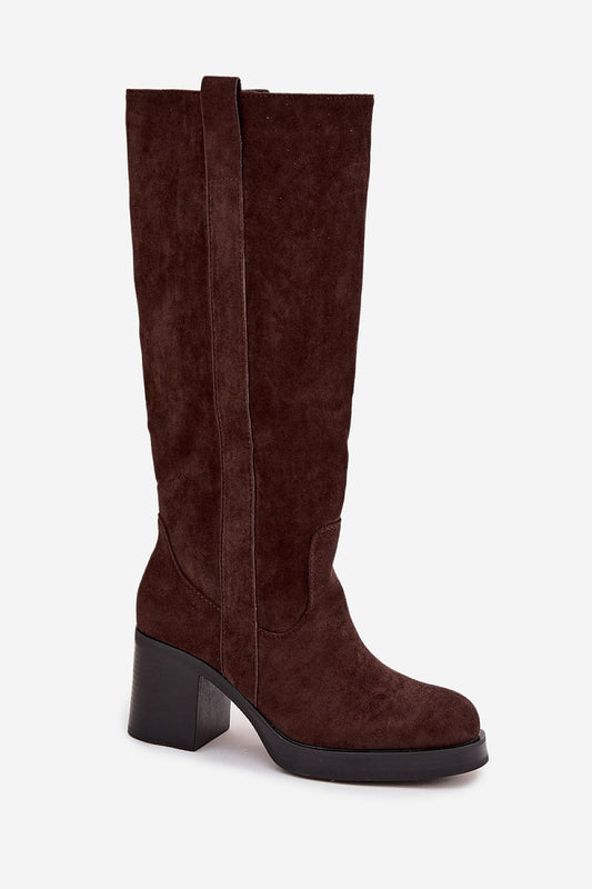 Laarzen met hoge hakken model 220223 Step in style