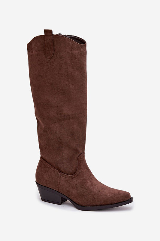 Laarzen met hoge hakken model 221157 Step in style