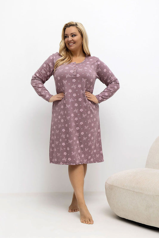 Nachtjapon Plus Size model 221200 Forever Pink