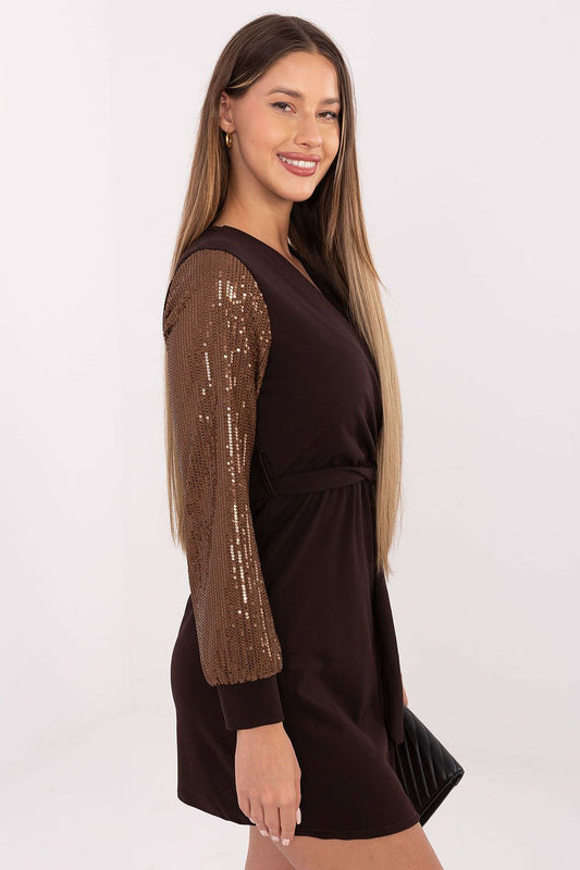 Korte jurk model 221559 Italy Moda