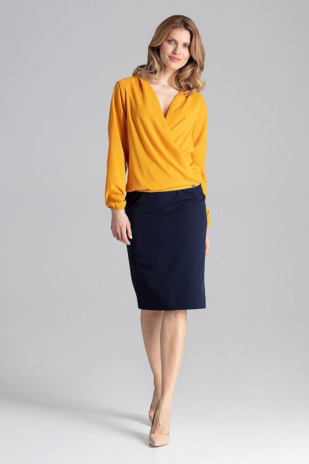 blouse model 129767 Figl