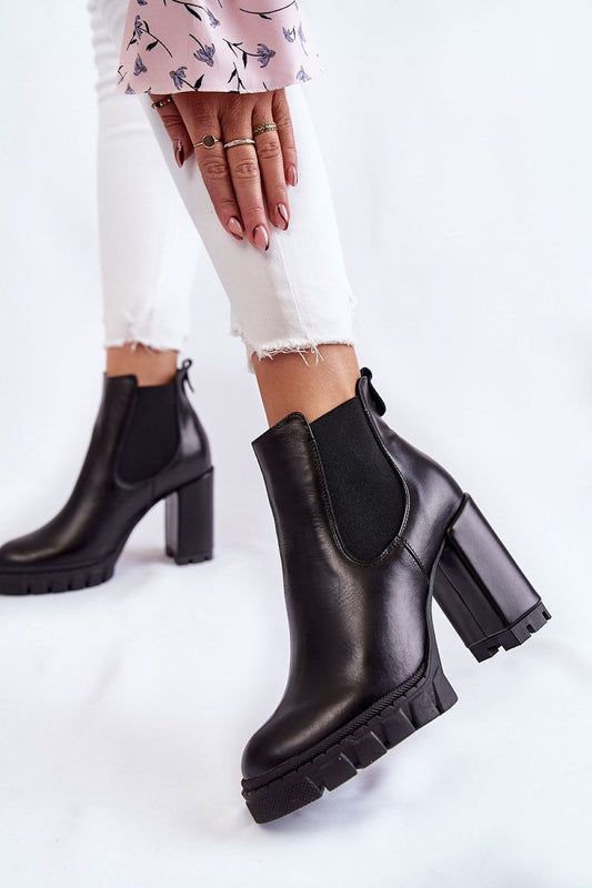Laarsjes met hoge hak model 173759 Step in style