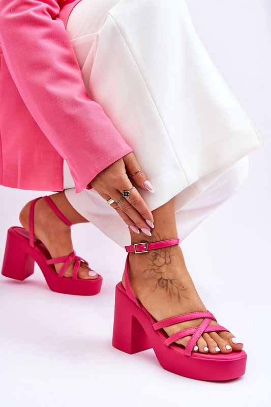 sandalen op hak model 180544 Step in style